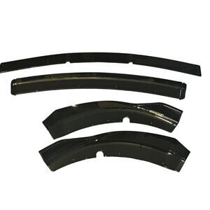 4PC Set Glossy Black Bumper Lower Lip for 2015-2022 Dodge Charger SRT Front Lip